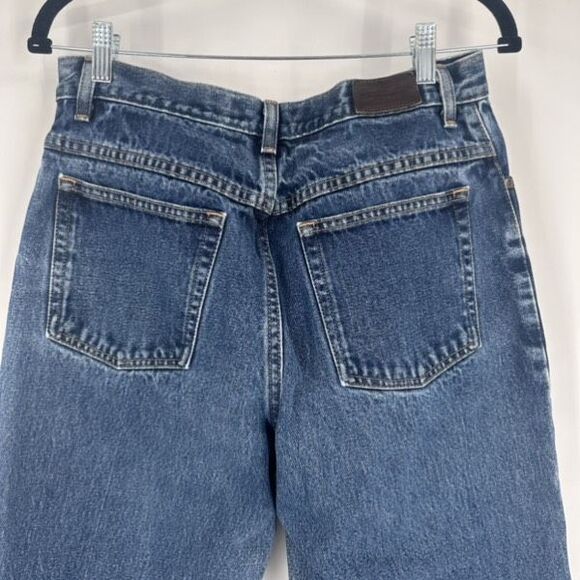 L.L. Bean Double L Faded Jeans Original Fit Size 14 Mom Jeans Hi Rise Medium Was - Picture 3 of 11